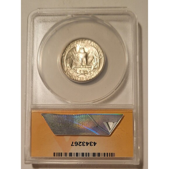 1939 Washington Quarter MS67 ANACS - Picture 2 of 4